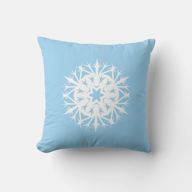 Coussin Flocon de neige épineux (Recto)