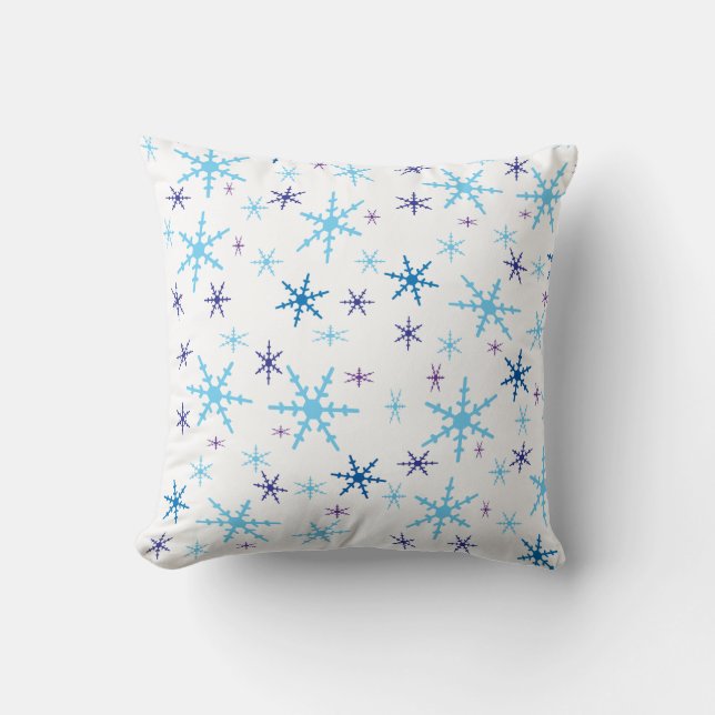 Coussin Flocons de neige (Recto)