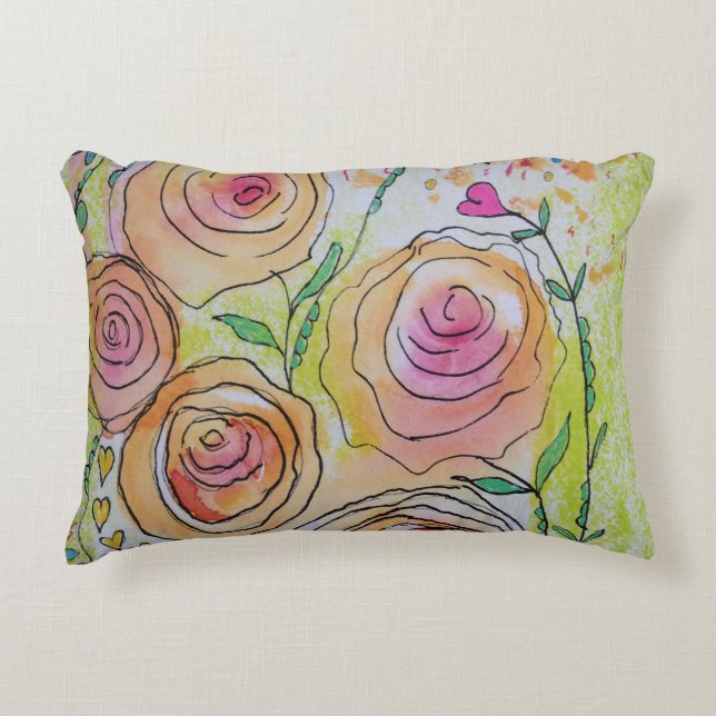 Coussin floral (Devant)