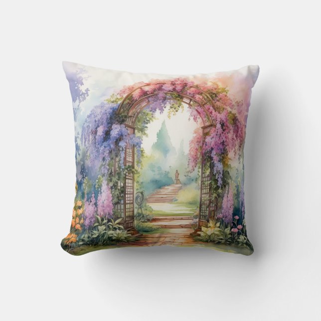 Coussin Floral Arch Landscape (Recto)