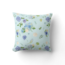 Coussin floral d'accent