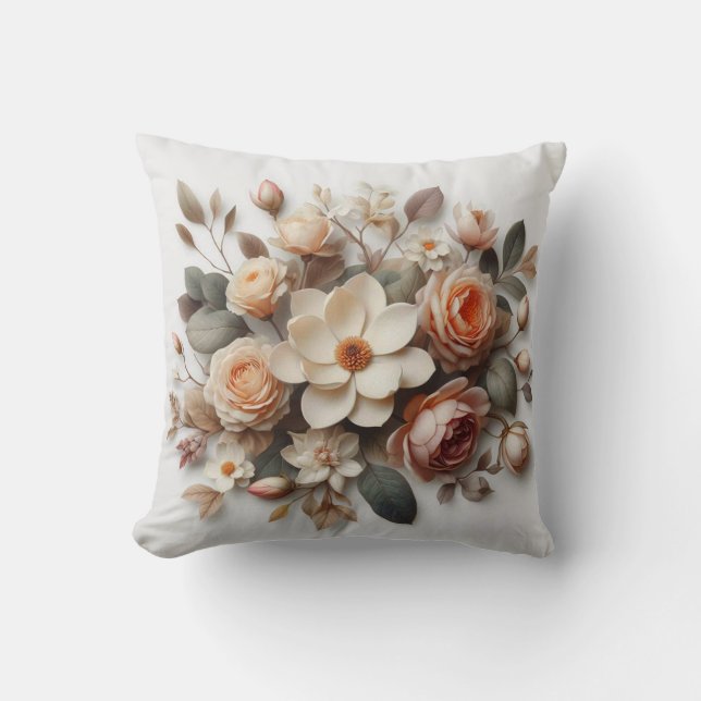 Coussin Floral Design lit, canapé, Coussin de voit (Recto)