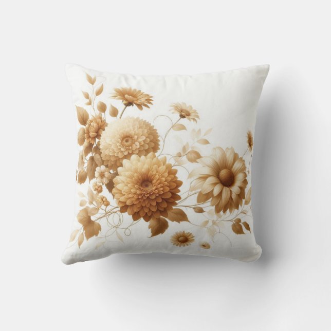 Coussin Floral Design lit, canapé, Coussin de voit (Verso)