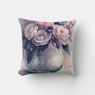 Coussin Floral d'hiver