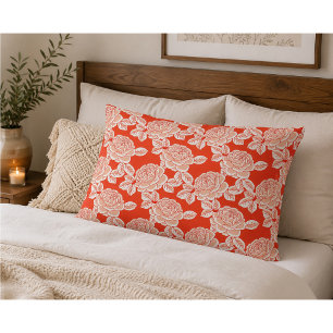 Coussin Floral Élégant au Charme Vintage