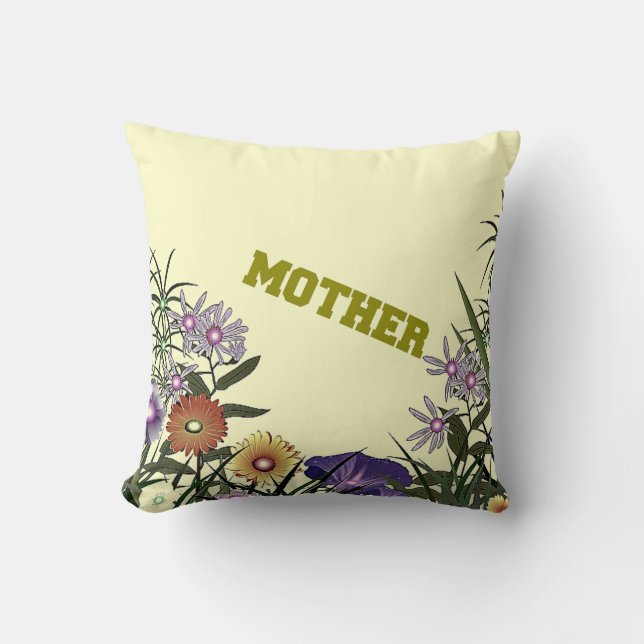 Coussin Floral Jardin Mère Cushion (Recto)