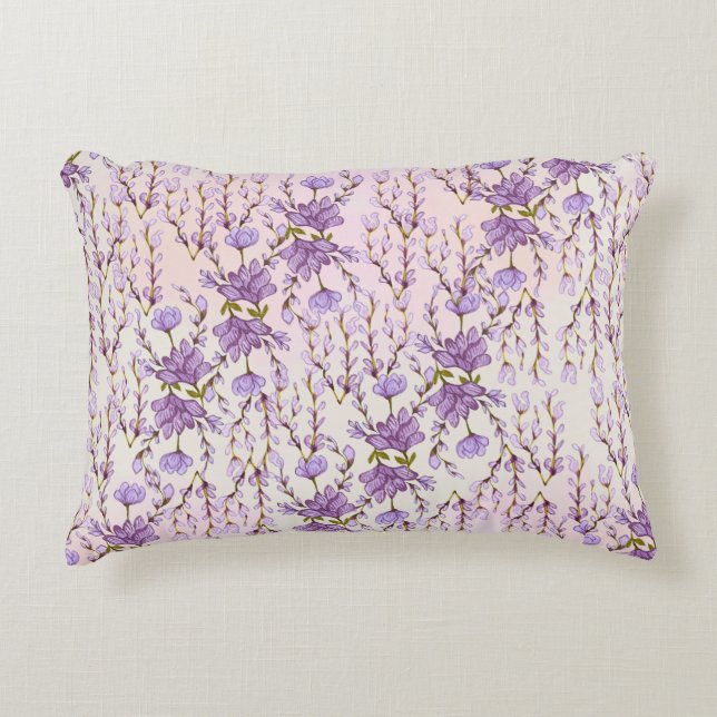 coussin floral lilac (Devant)