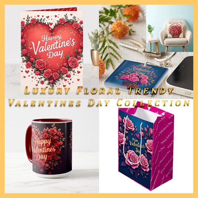 Coussin Floral Luxury Beautiful Love Modern Collection (Créateur téléchargé)