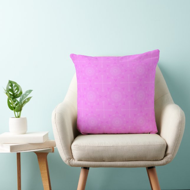 Coussin Floral Shocking rose (Chaise)