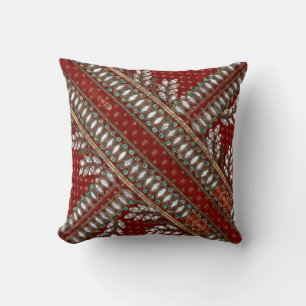Coussin Floral Vintage Elegant Brocade Indian