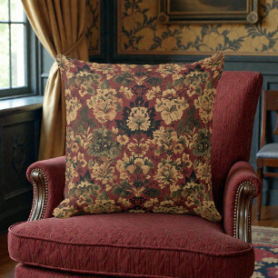 Coussin Florales Victoriennes Vintage