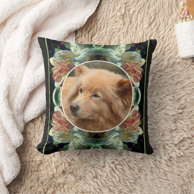 Coussin Flore Azalea Cadre Créer Votre Propre Photo (Couverture)