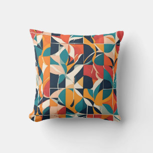 Coussin Flore Bold Bauhaus : Conception géométrique vive