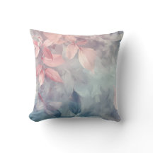 Flore rose et bleu pastel par Ava