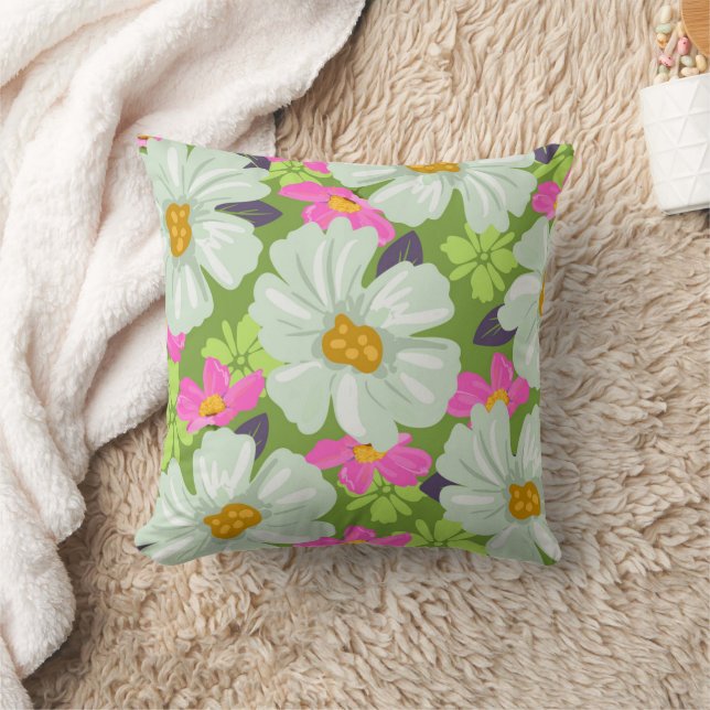 Coussin Flores d'été brillantes (Couverture)
