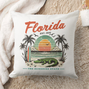 Coussin Floride, L'État Sunshine - Sunset Beach Scene
