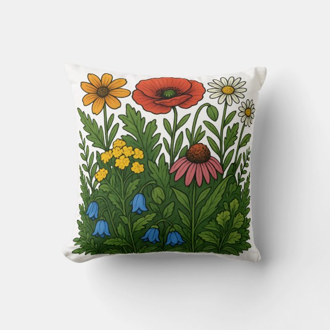 Coussin Flours pillow  (Recto)