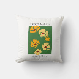 Coussin Flower Market - California