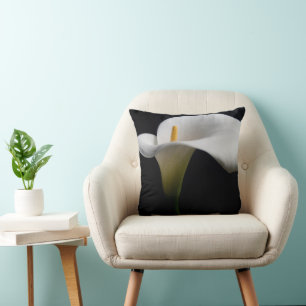 Coussin Flowers (homonymie) White Calla Lily