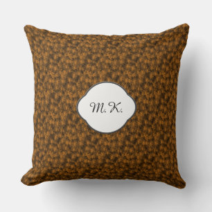 Coussin Fluffy do-it-yourself couleur nature Monogramme pe
