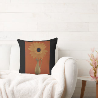 COUSSIN FLUX I UN VASE VERT JETER PILLOTE