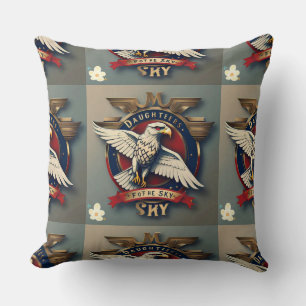 Coussin "Fly Girls Unite"
