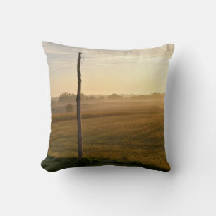 Coussin Foggy Morning Nature Photography