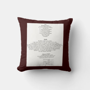Coussin Foi