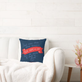 Coussin Foi Espoir et Amour 2