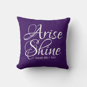 Coussin Foi inspirante Lever et briller Noël