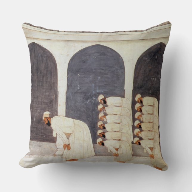 Coussin Folio.38a un prince de nabab dans une mosquée (Recto)