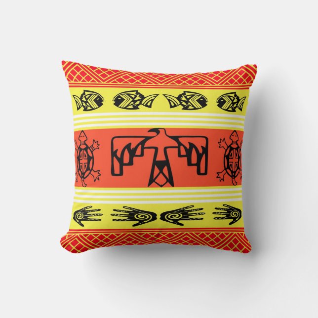 Coussin Folklore design (Recto)