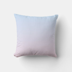 Coussin Fond dégradé rose et bleu pâle