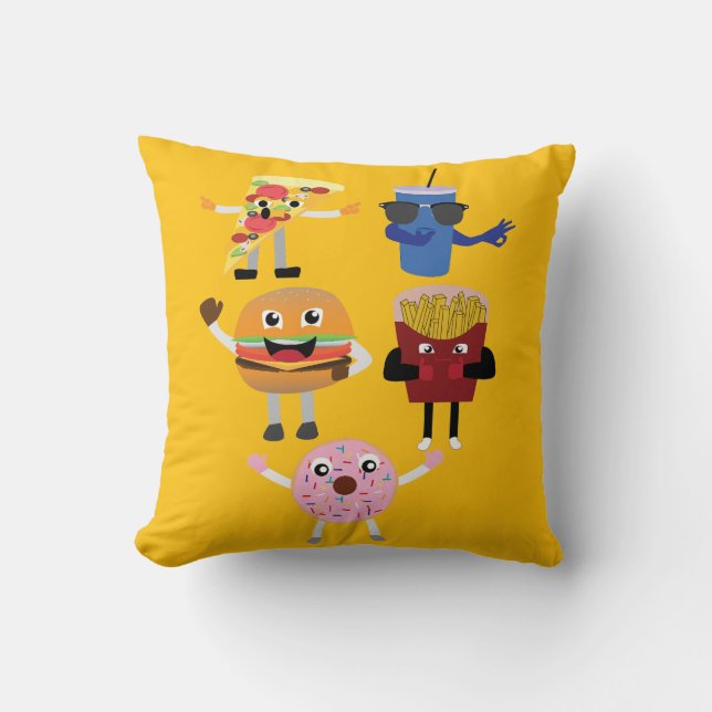 Coussin Food Characters (Recto)