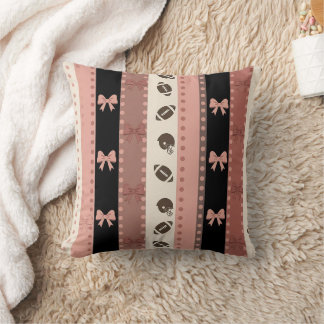 Coussin Football Coquette à motif léopard (13)