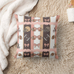 Coussin Football Coquette à motif léopard (6)