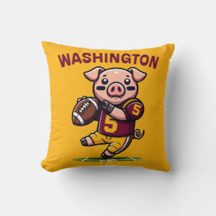 Coussin Football de Hog à Washington