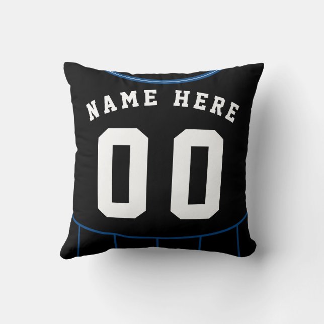Coussin Football Football Jersey Nom Numéro Modèle (Verso)