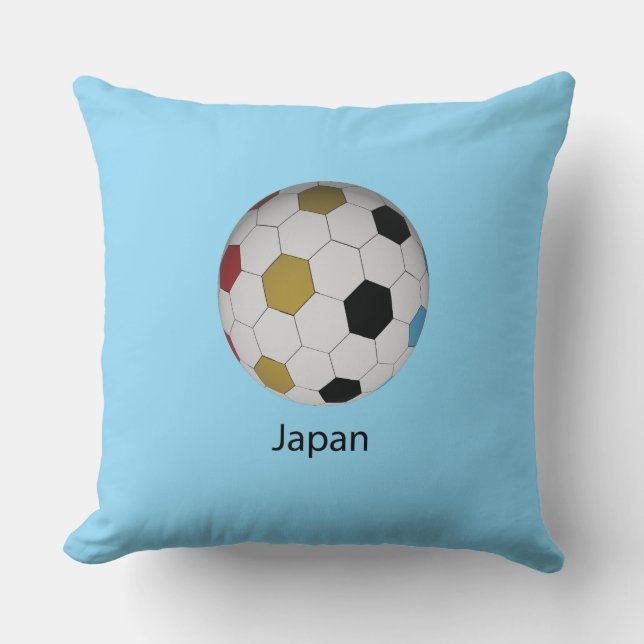 Coussin Football japonais (Recto)