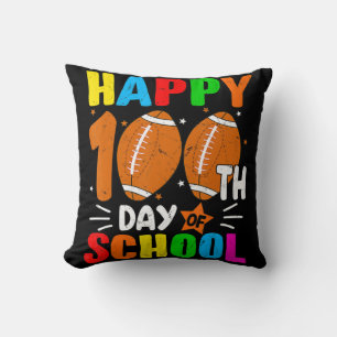Coussin Football Joyeux 100ème Jour D'École Enseignant Enf