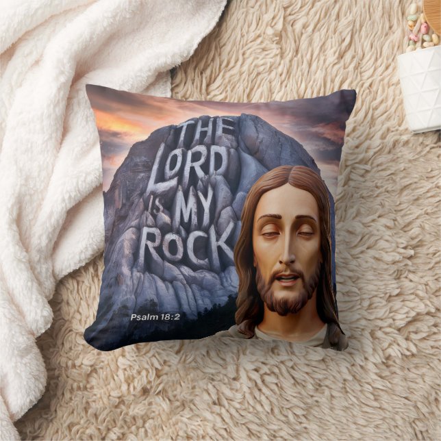 Coussin Force Divine : Le Seigneur Est Mon Rocher (Couverture)
