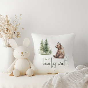 Coussin Forêt Animaux Des Bois Nous Pouvons Attendre