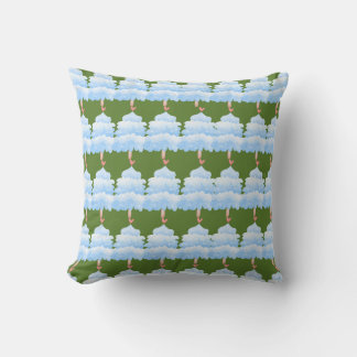 Coussin Forêt Bissée De Neige