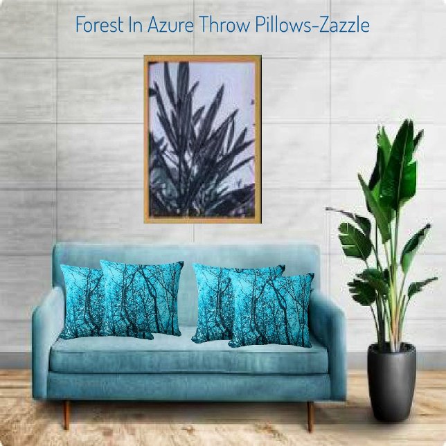 Coussin Forêt dans Azure (Créateur téléchargé)