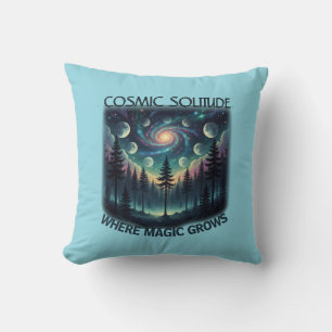Coussin Forêt de la Galaxie de la Solitude Cosmique • Phas