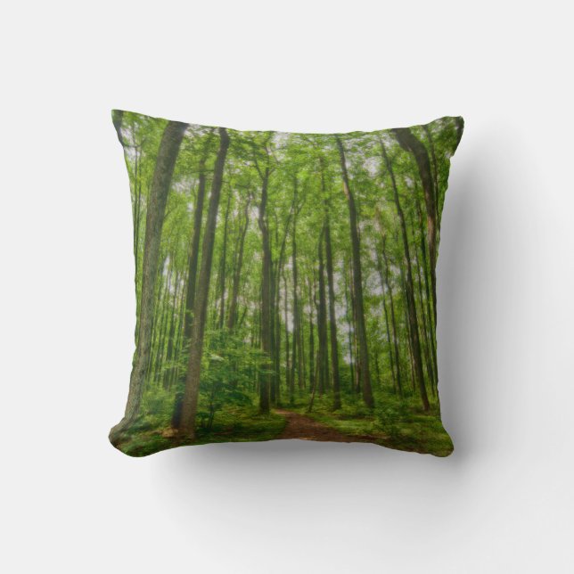 Coussin Forêt de Shenandoah (Recto)