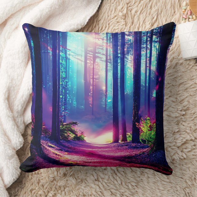 Coussin Forêt d'imaginaire magique (Couverture)