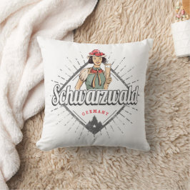 Coussin Forêt-Noire Bade-Wurtemberg Allemagne Vintage