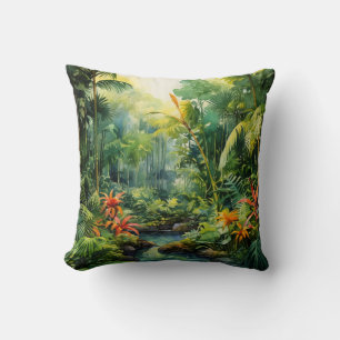 Coussin Forêt tropicale