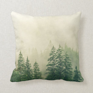 Coussin Forêt verte